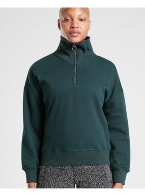 Athleta 1/4 Zip Pullover cozy karma small zip sweatshirt pullover